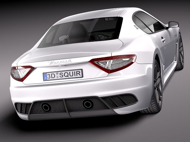 Maserati GranTurismo MC Stradale 2012 3D Model 3D model_5