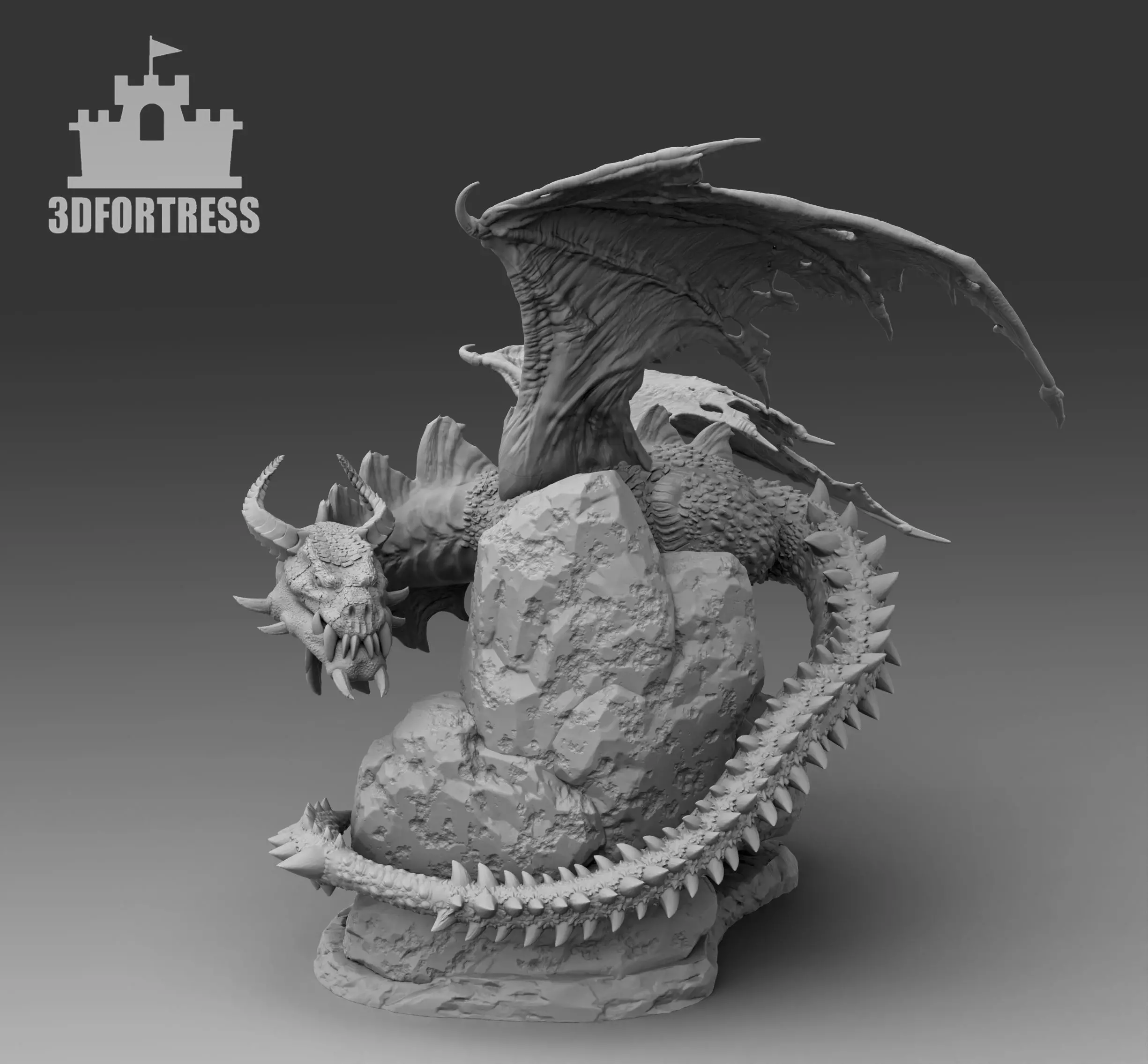 The Beaten Dragon 3D print model_0