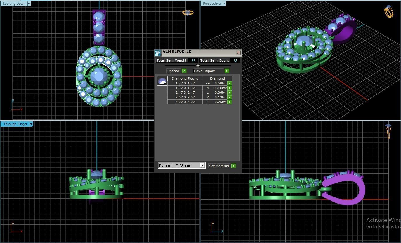 Pendant 3D print model_1