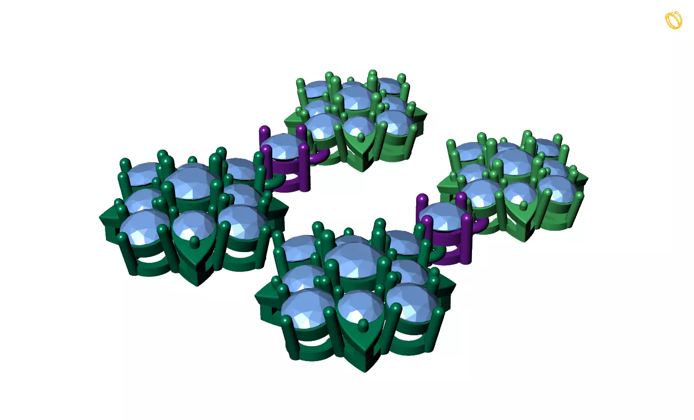 Earring 3D print model_0