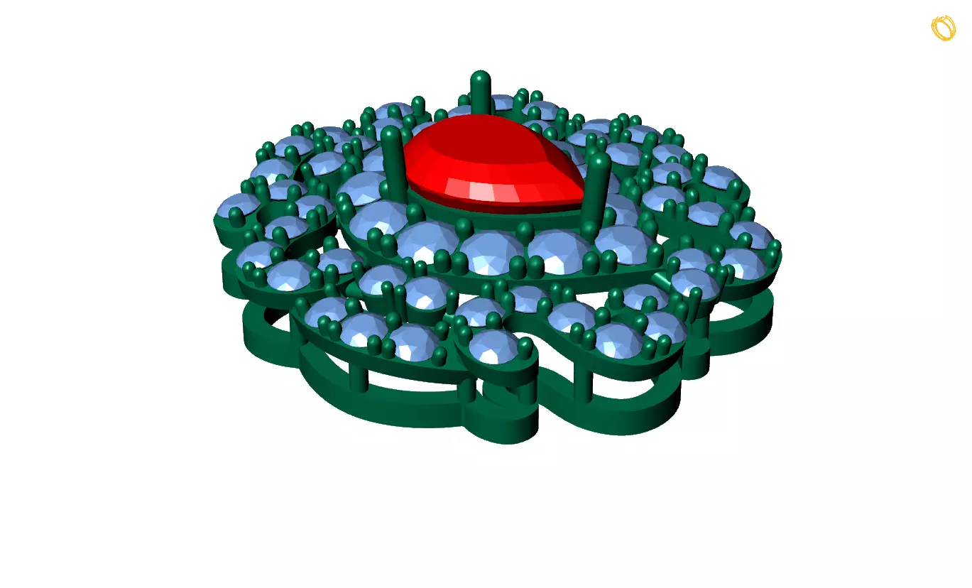 Pendant 3D print model_0