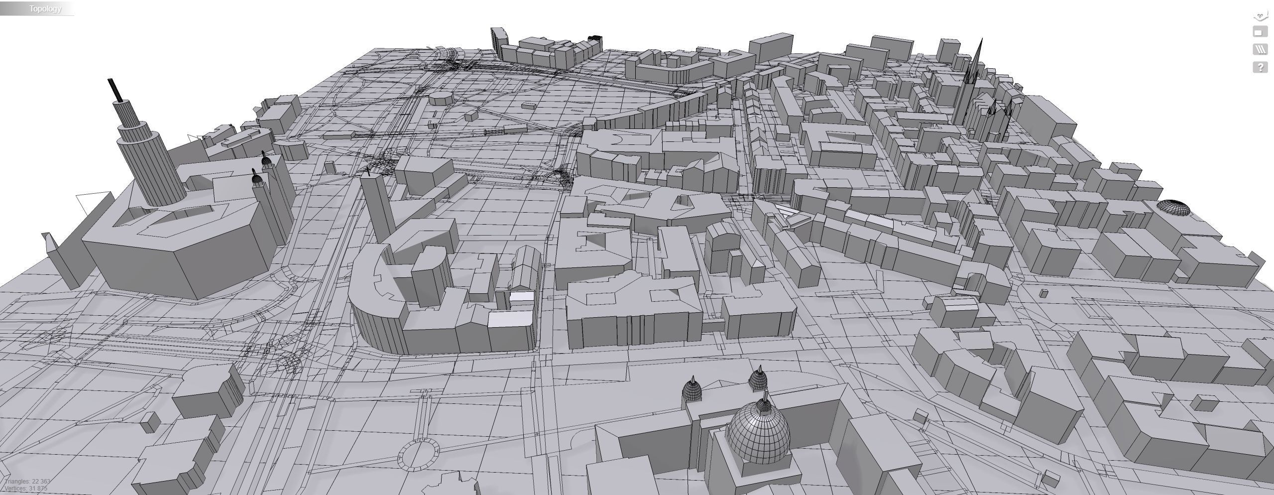 Cityscape Leipzig Germany fragment city 3D model_19