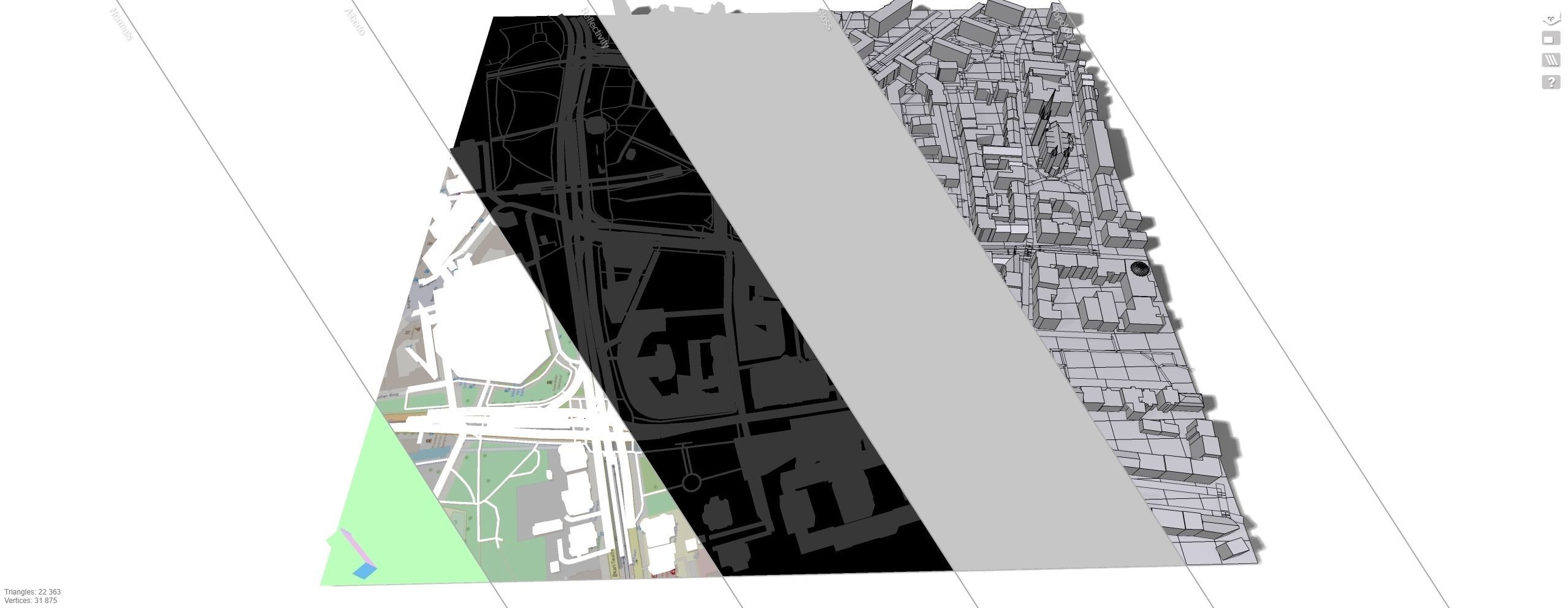 Cityscape Leipzig Germany fragment city 3D model_17