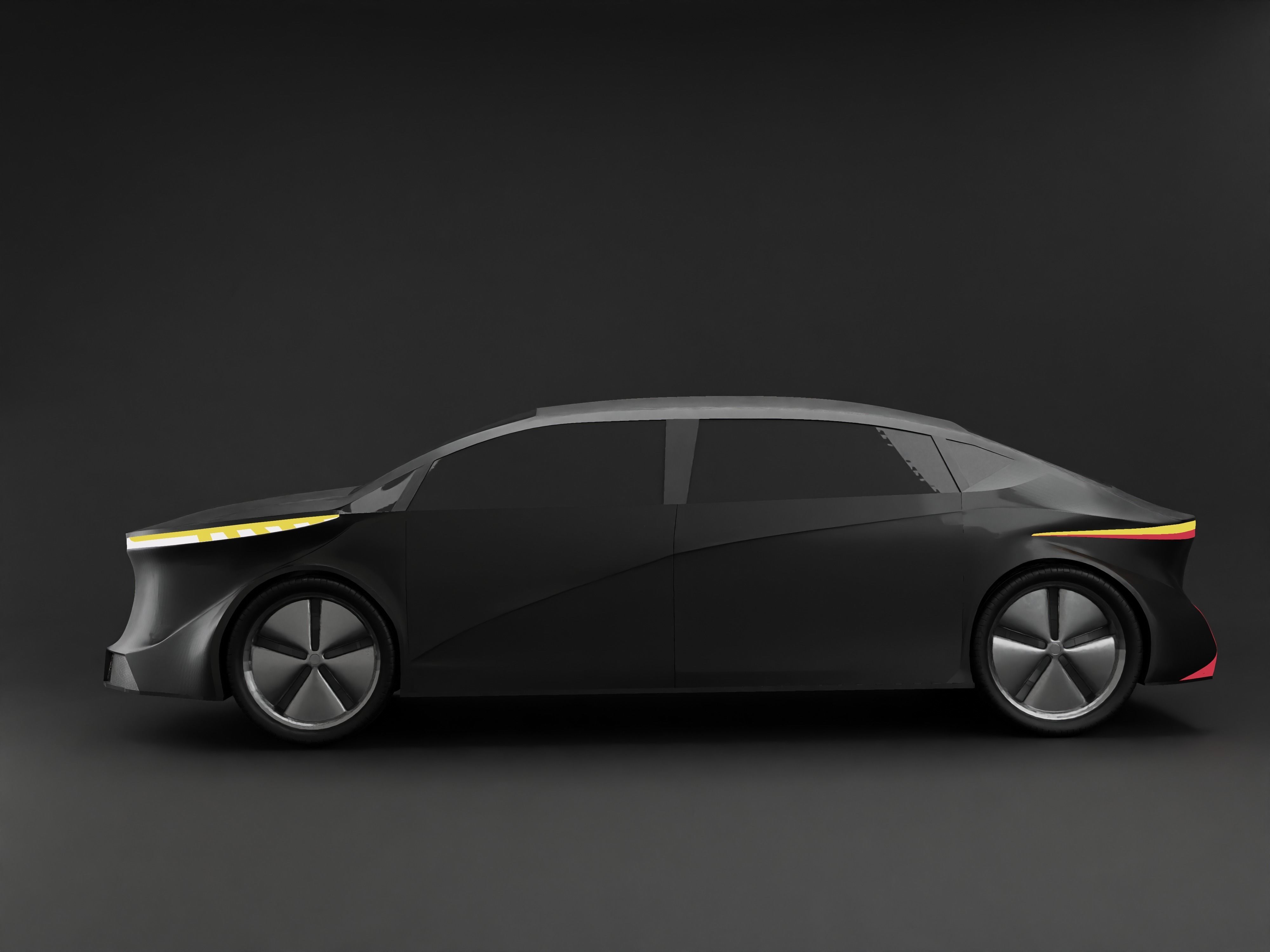 Car EV 3D Model 3D model_2