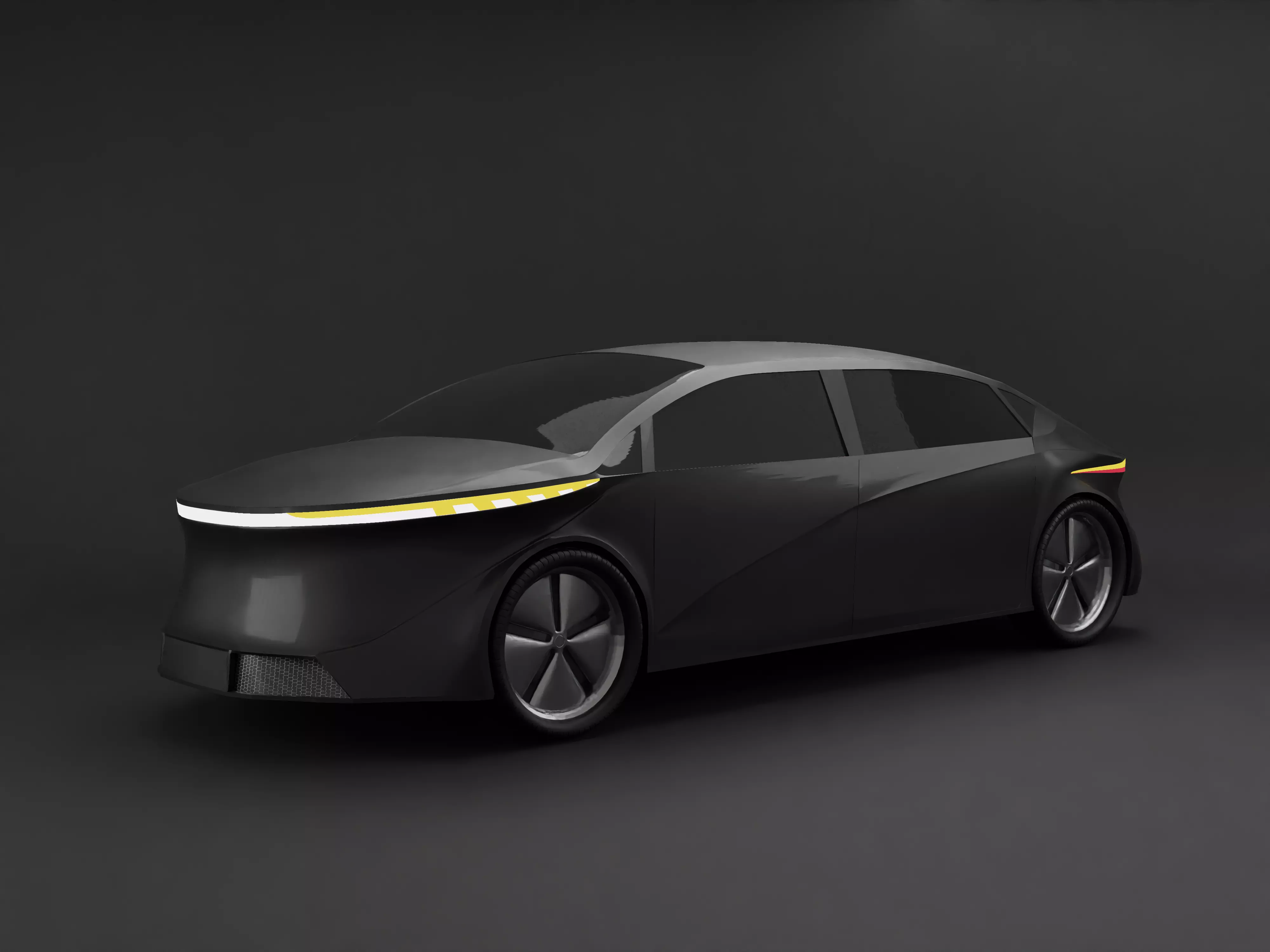 Car EV 3D Model 3D model_0