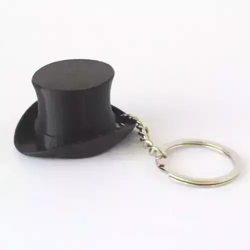 Top Hat Key Chain 3D print model