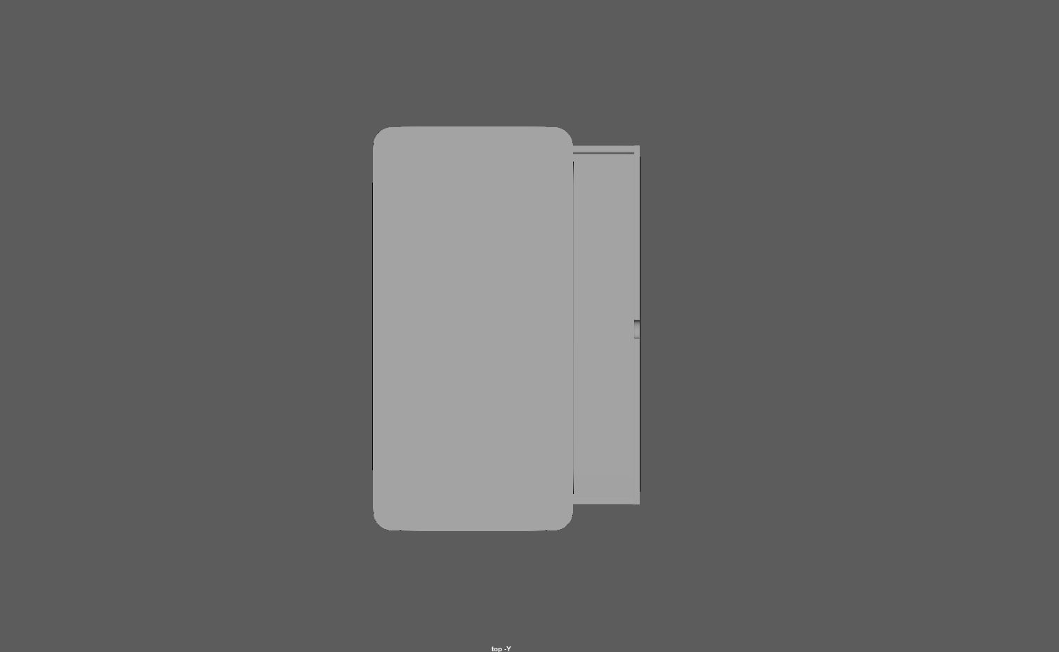 Computer Table - Computer Desk Low-poly 3D model_9