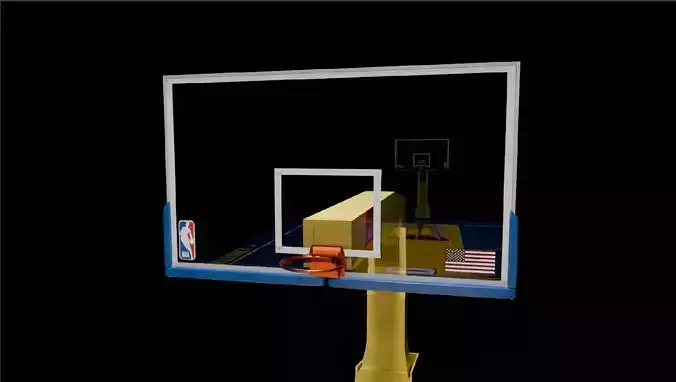 Ultra realistic Denver Nuggets court
