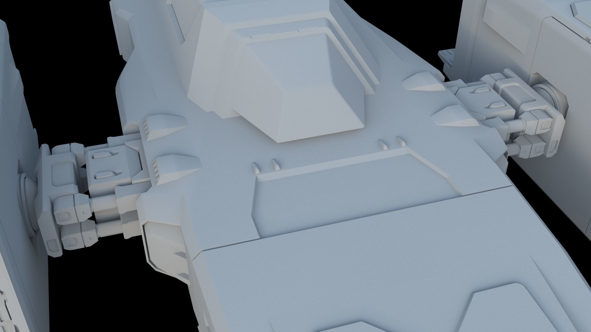 Sci-Fi Cargo Ship 3D model_15