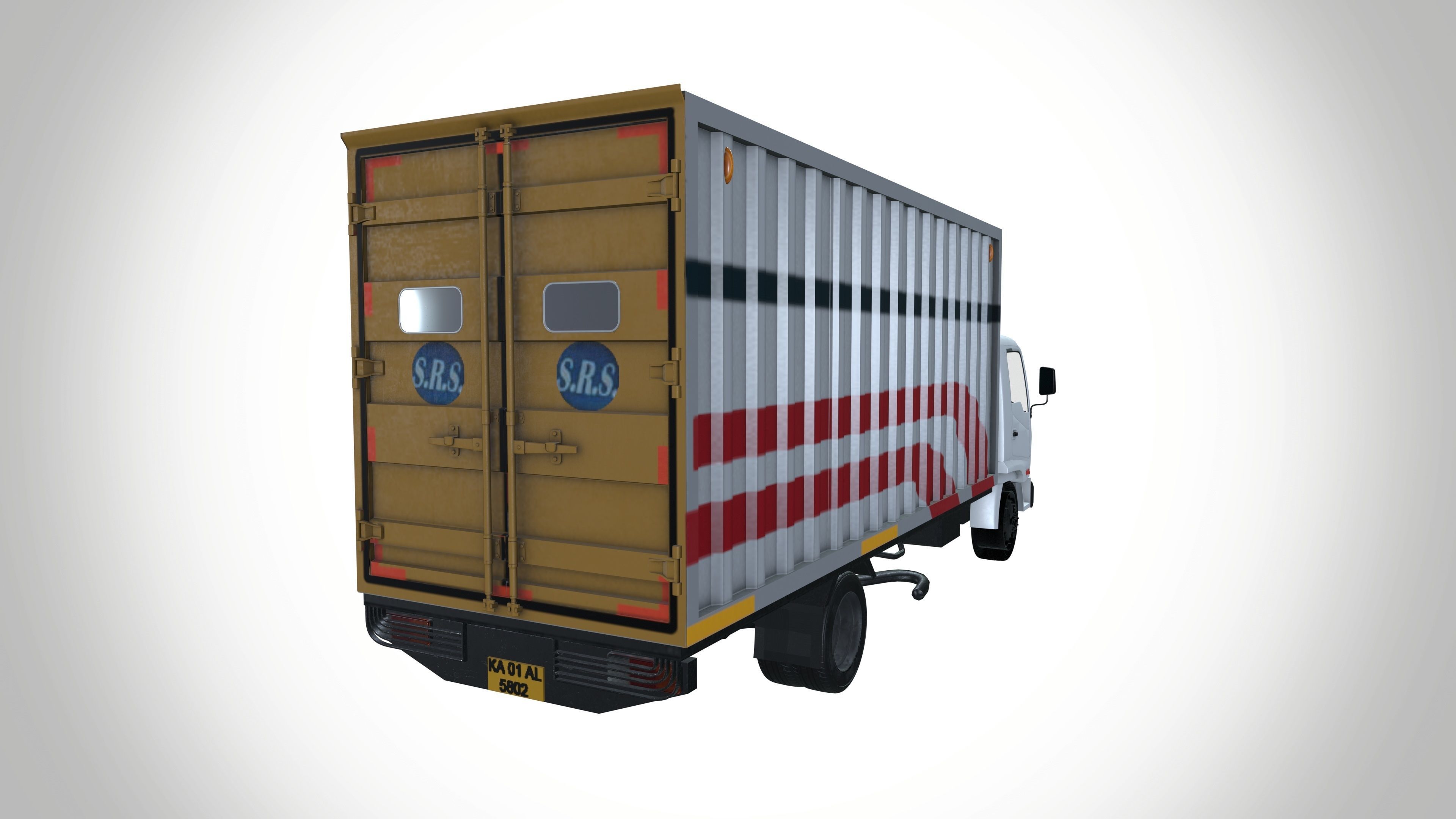 Toyota Truck 3D model_3