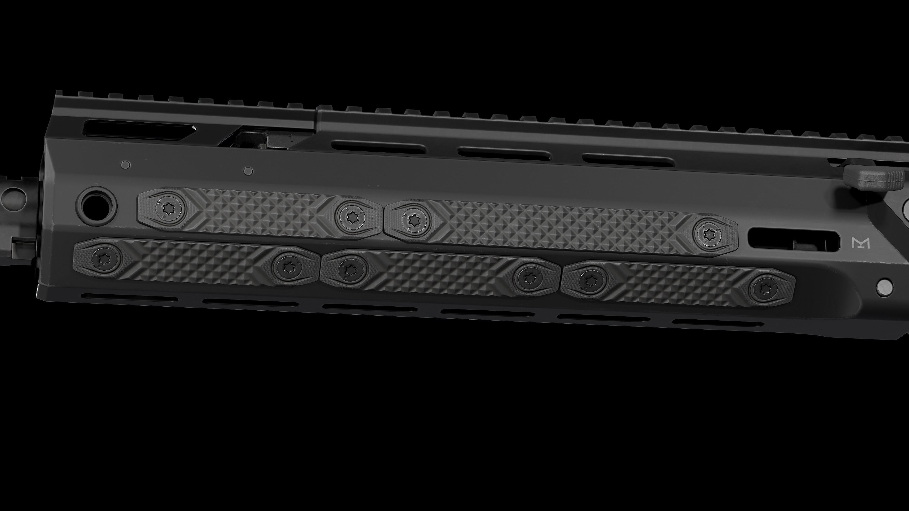 RailScales M-LOK Railcovers Low-poly 3D model_12