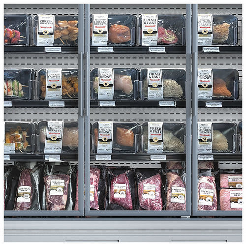 Meat fridge 3D model 3