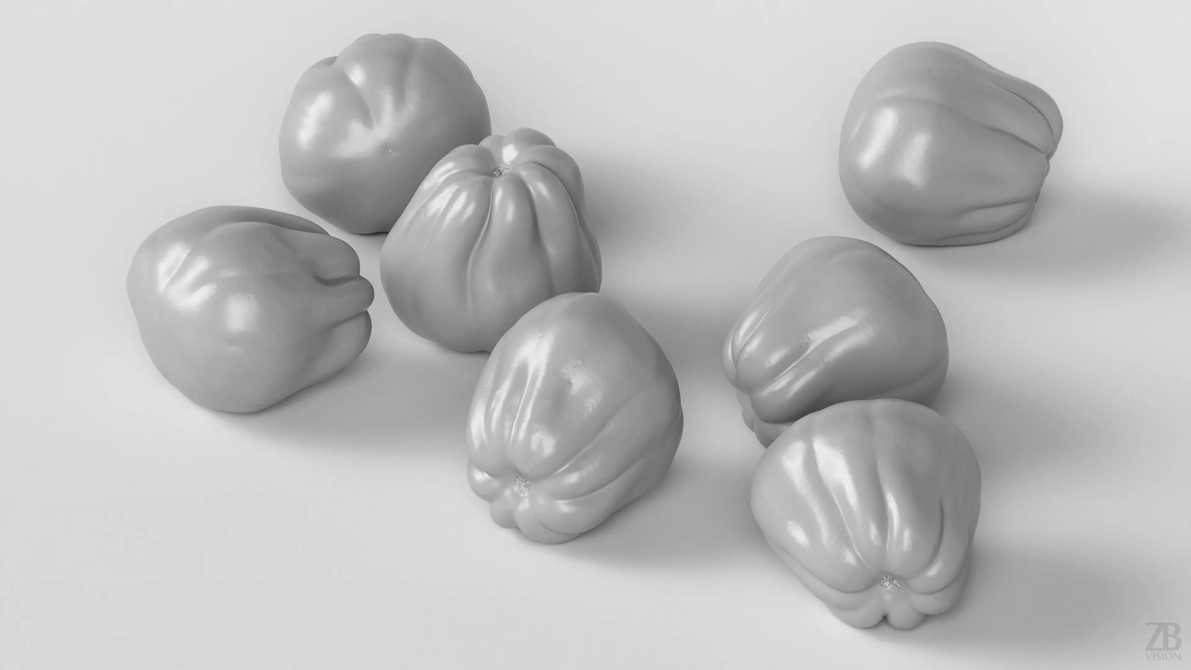 Tomato 3D model_3