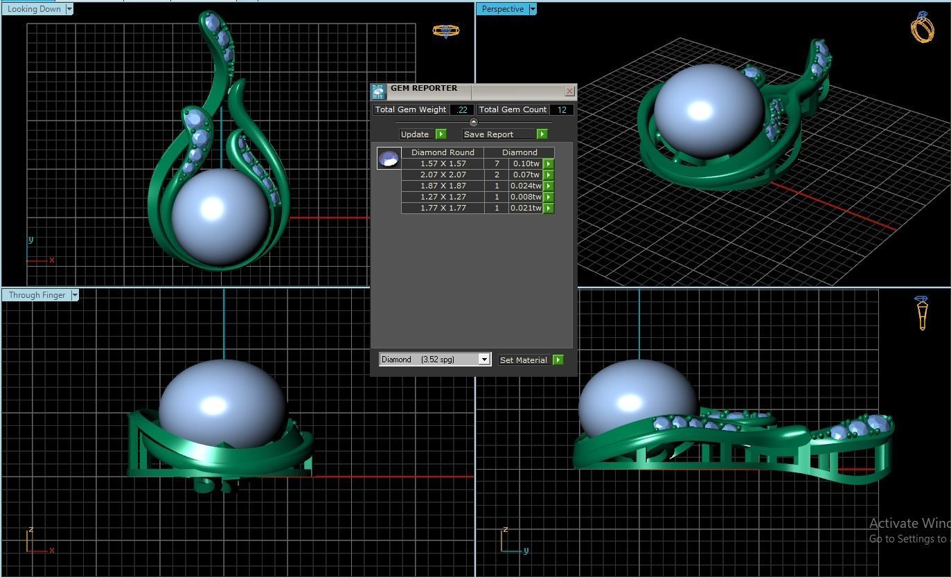 Pendant 3D print model_1