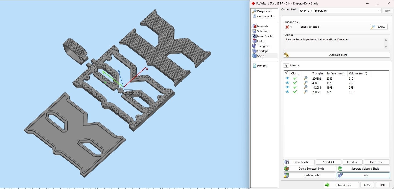 Custom Initial K Letter Diamond Pendant A to Z Alphabet Necklace 3D print model_16
