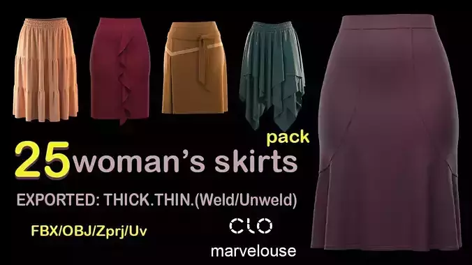Skirt pack