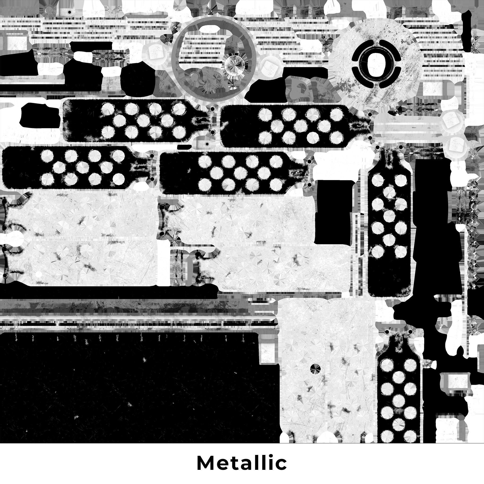 Anti-personnel fragmentation mine PON-2 with circular effect  Low-poly 3D model_17