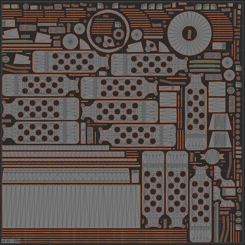 Anti-personnel fragmentation mine PON-2 with circular effect  Low-poly 3D model_13