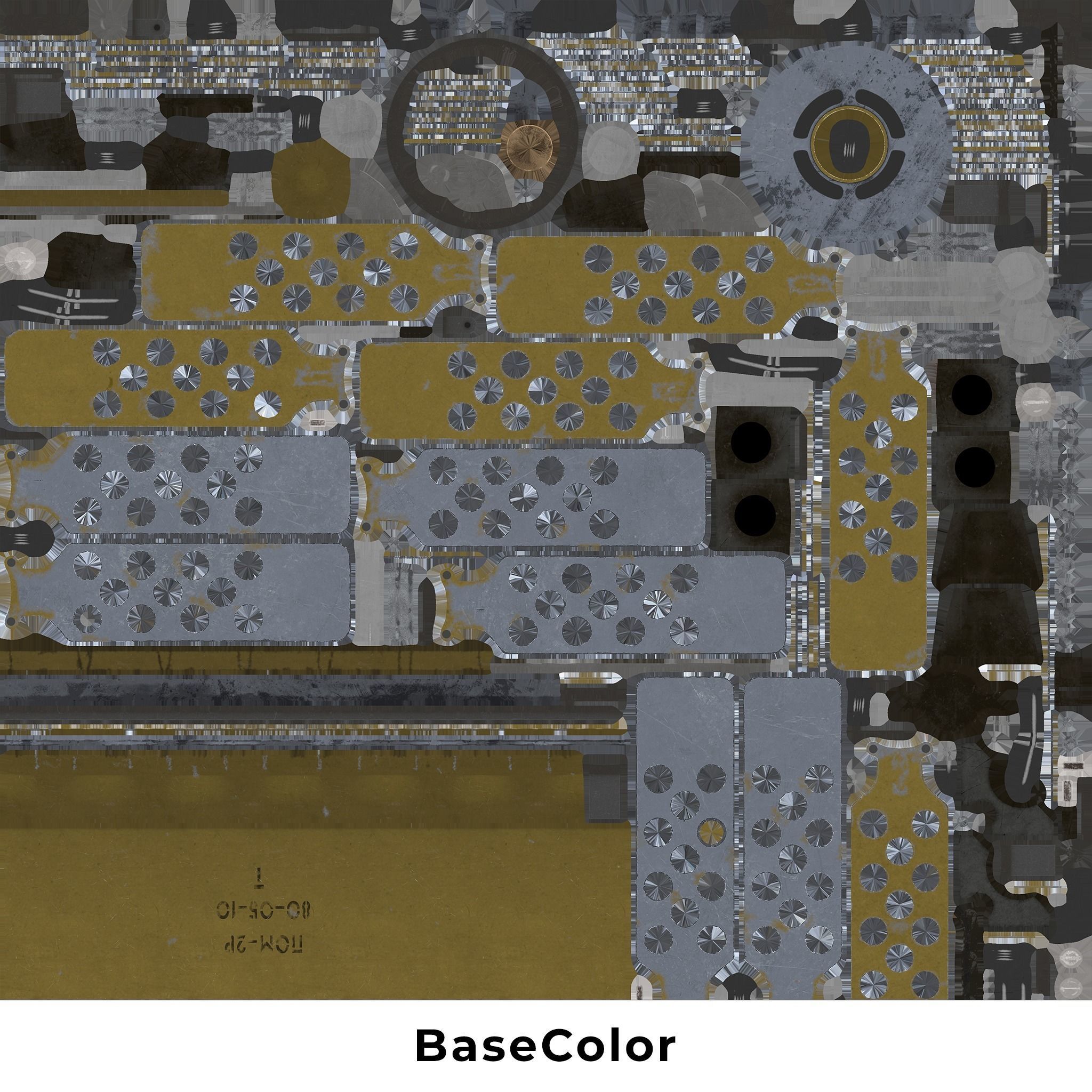 Anti-personnel fragmentation mine PON-2 with circular effect  Low-poly 3D model_18