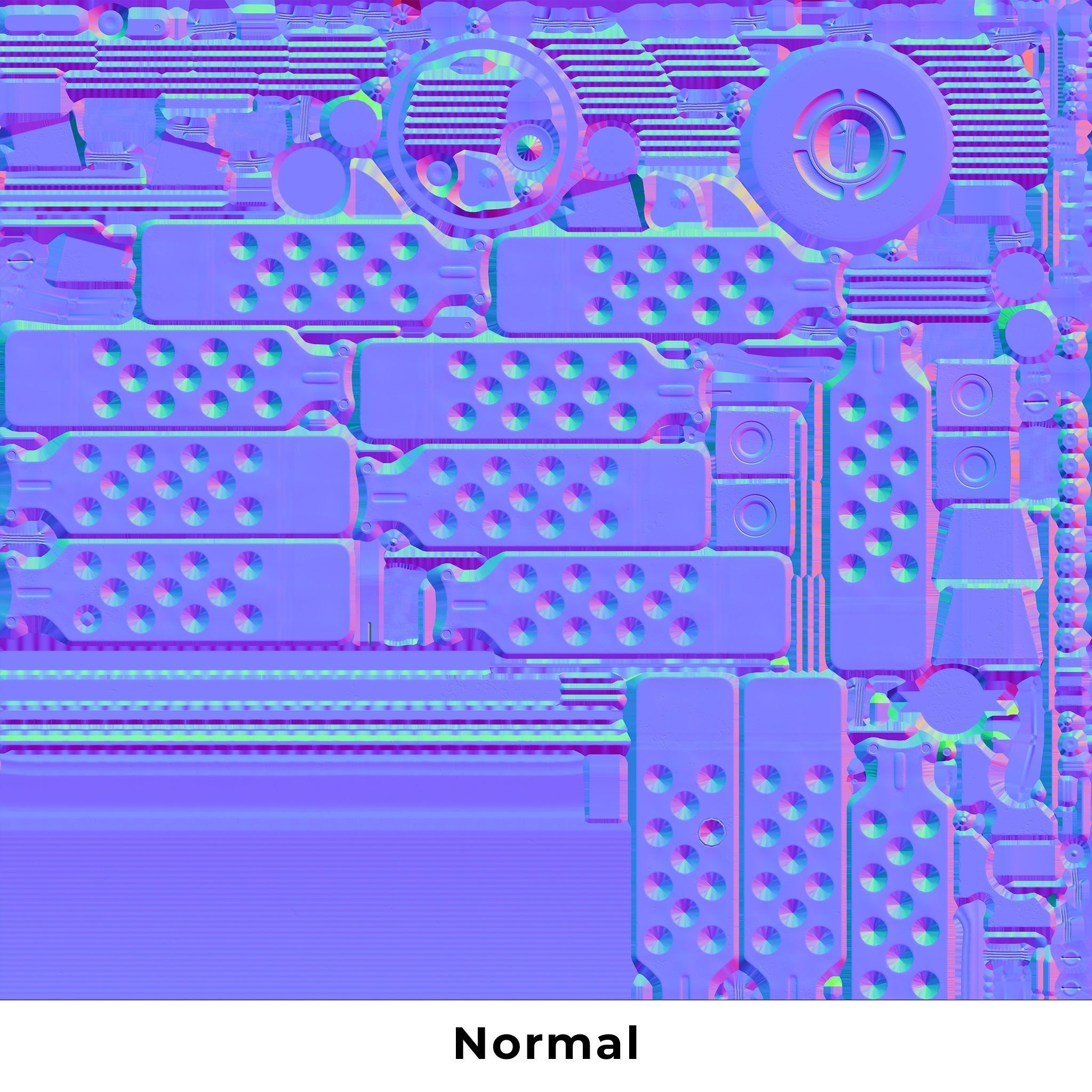 Anti-personnel fragmentation mine PON-2 with circular effect  Low-poly 3D model_16