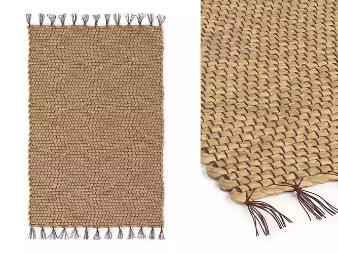 Enora Water Hyacinth Rug 90x60cm RendezVousDeco