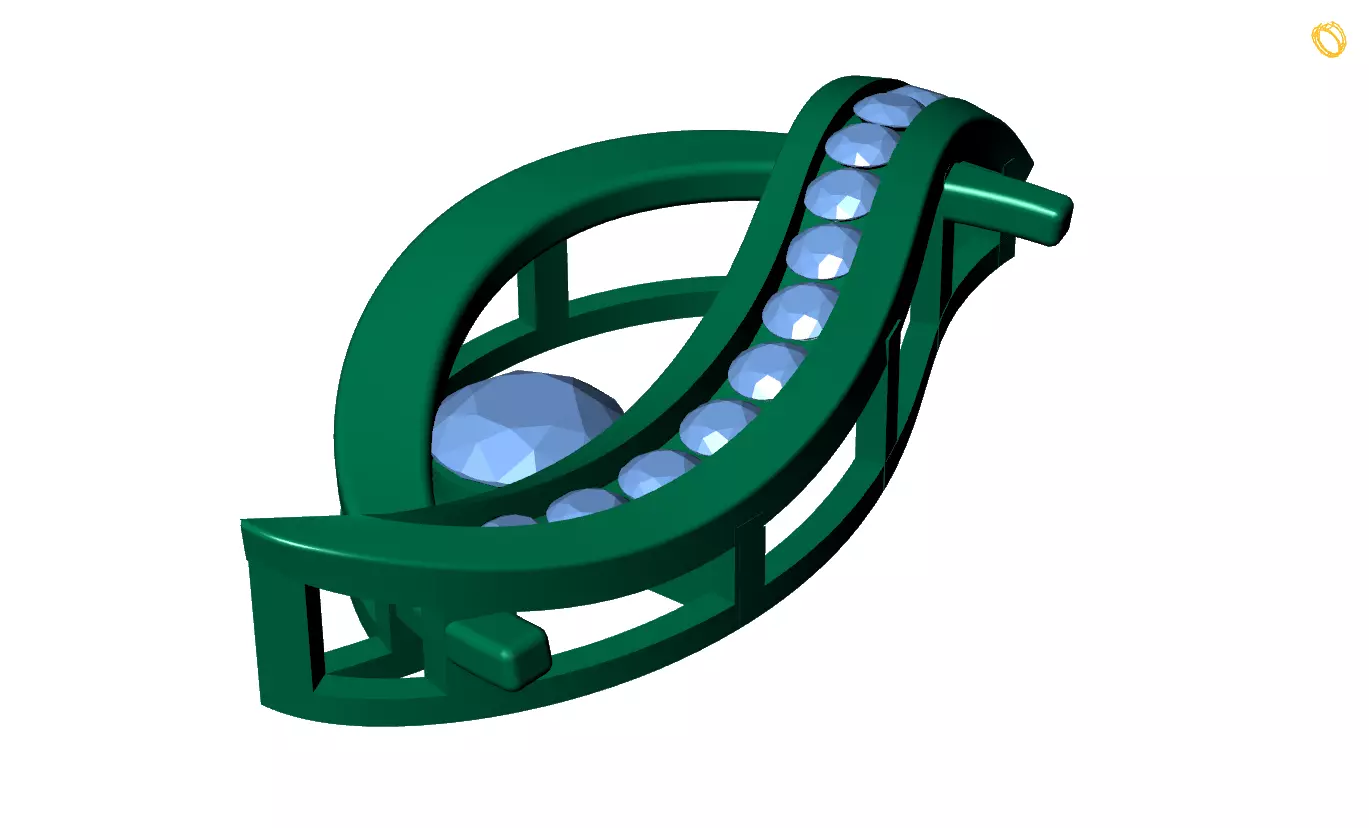 Pendant 3D print model_0