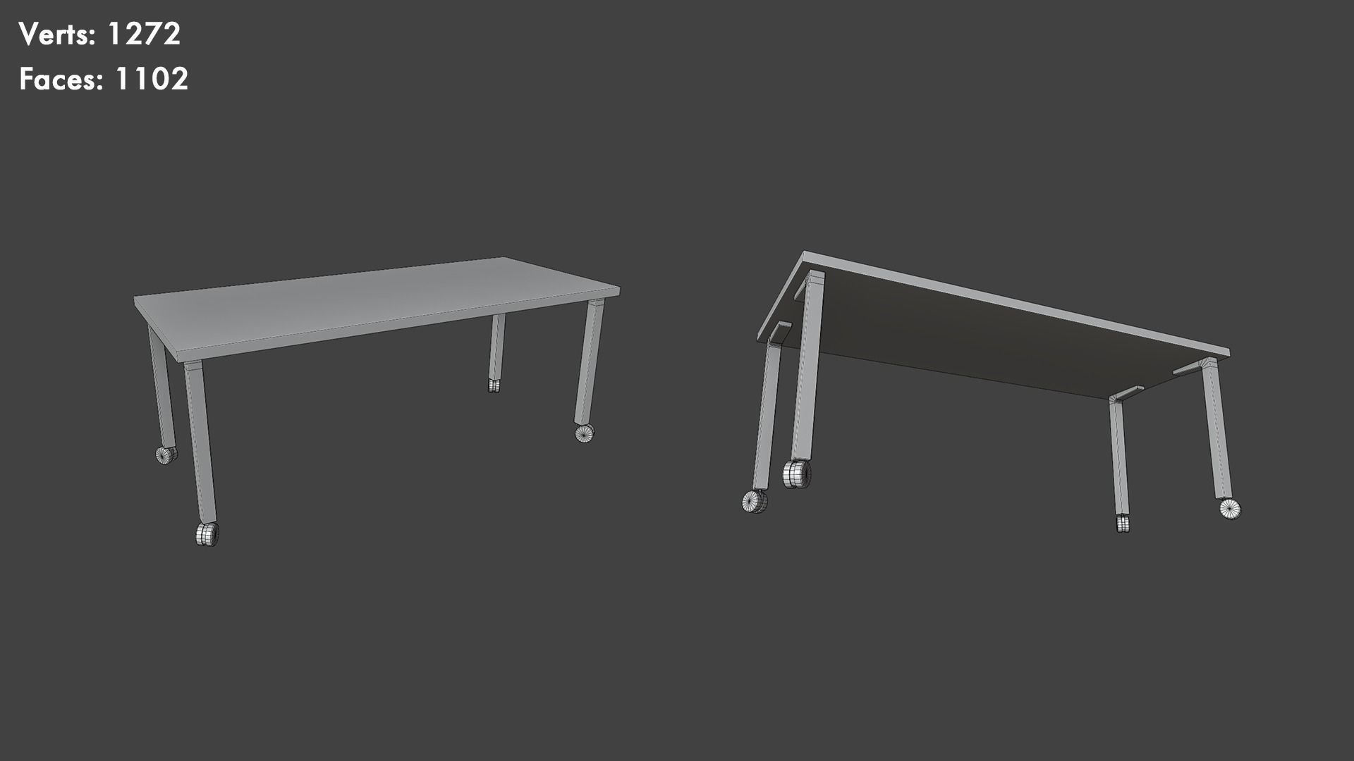 Low Poly Tables Pack Low-poly 3D model_39