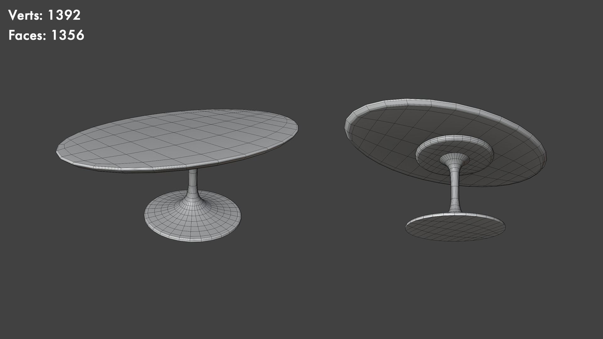 Low Poly Tables Pack Low-poly 3D model_36