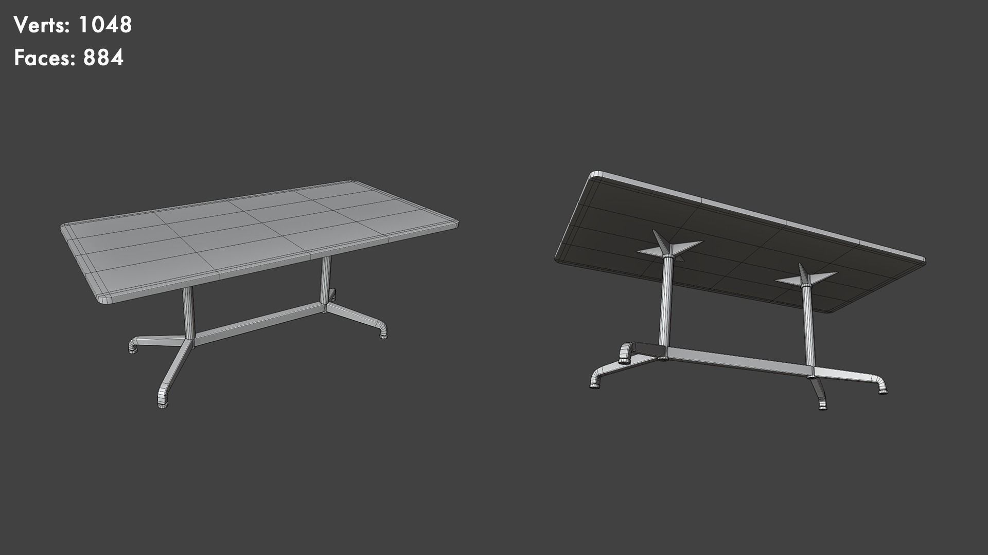 Low Poly Tables Pack Low-poly 3D model_29