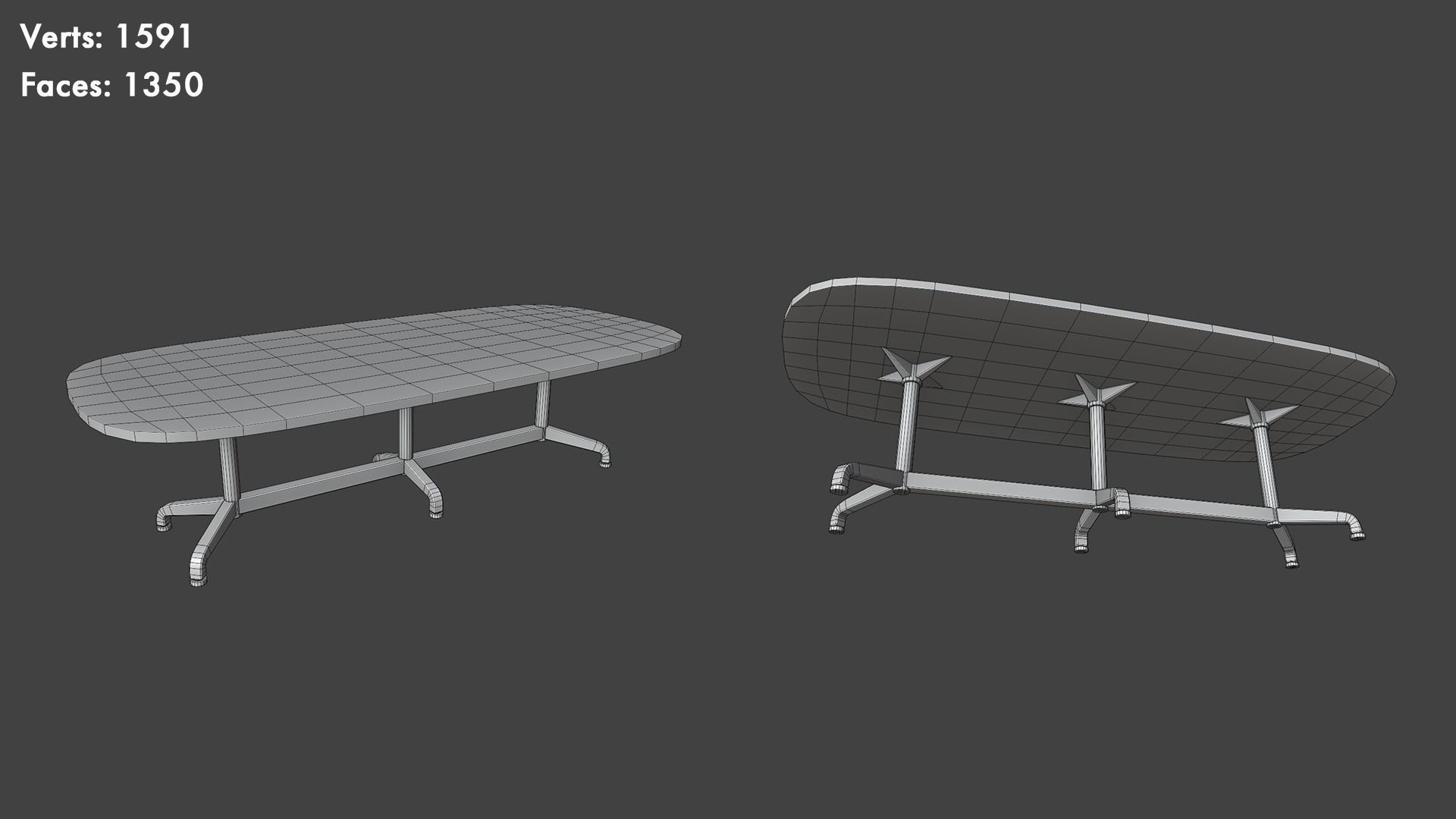 Low Poly Tables Pack Low-poly 3D model_38