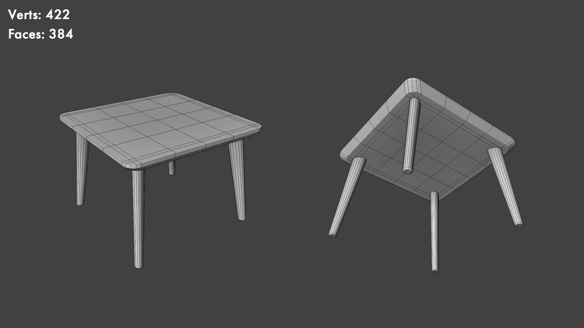 Low Poly Tables Pack Low-poly 3D model_35