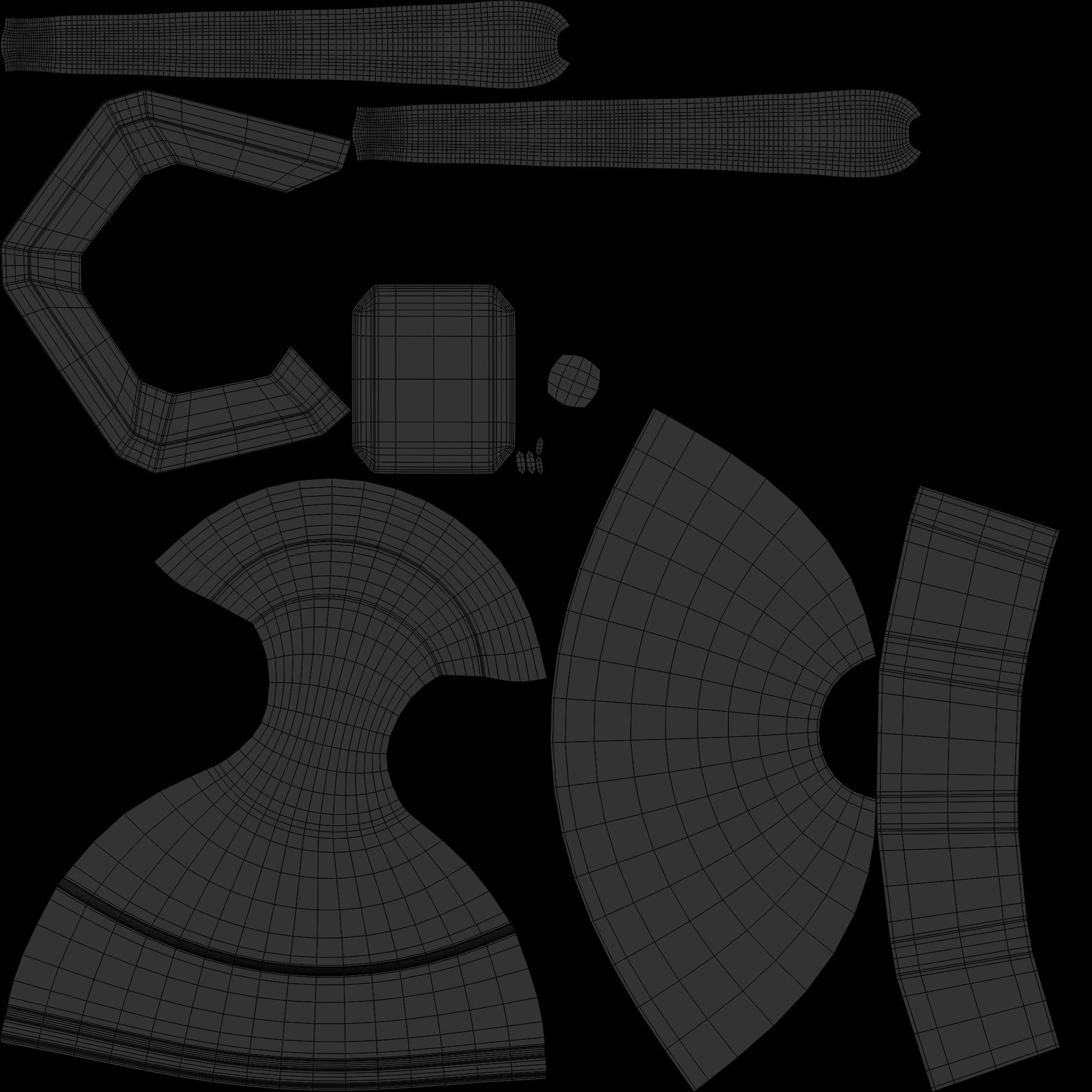 Golden Trophy 3D model_7