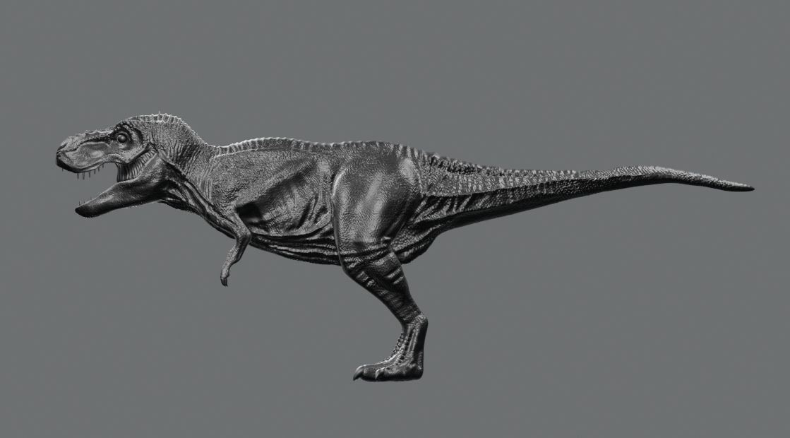 T-Rex 3D print ready 3D print model_1