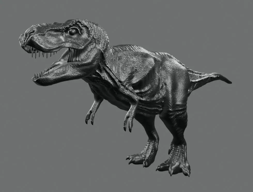 T-Rex 3D print ready 3D print model_0