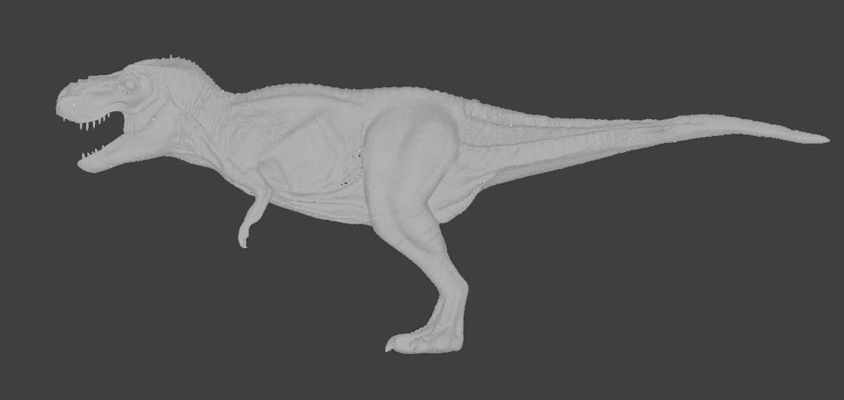 T-Rex 3D print ready 3D print model_7