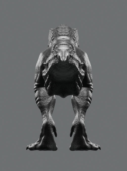 T-Rex 3D print ready 3D print model_3