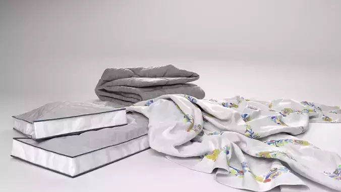 Bedding Pack 3D model