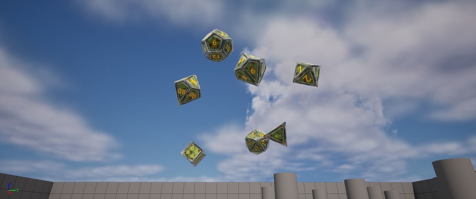 Goblin dice lowlpoly Free low-poly 3D model_7