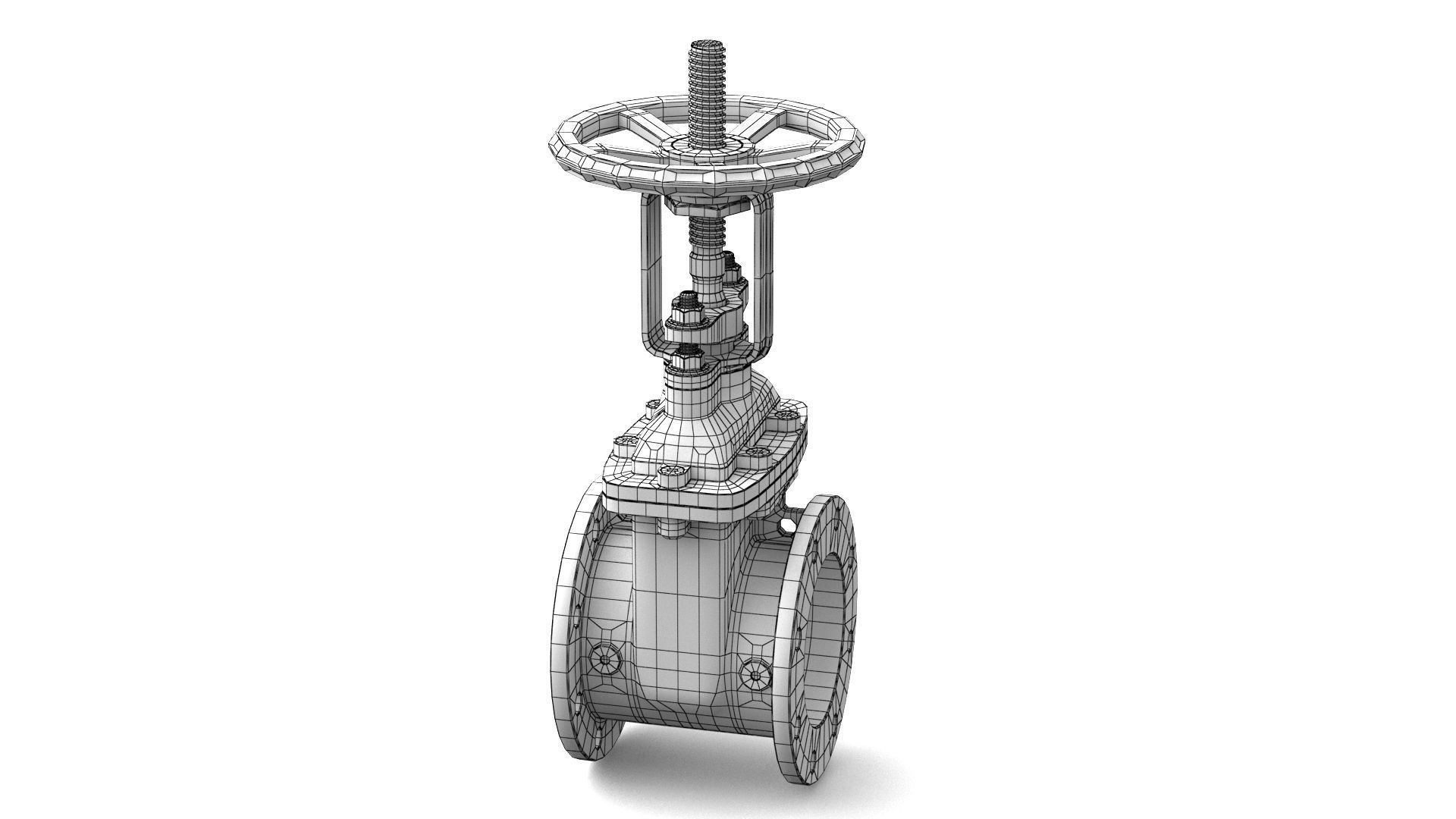 Gate Valve - Parallel Slide 3D model_15