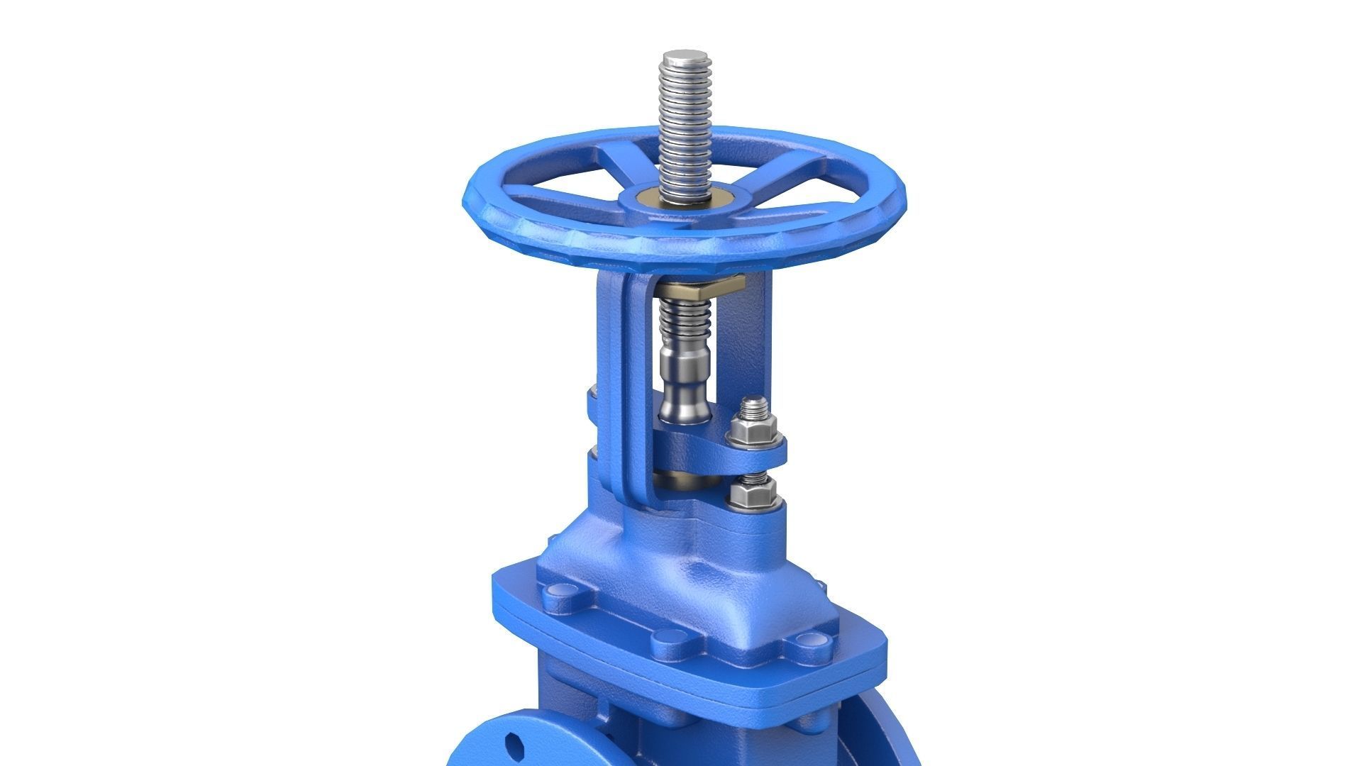 Gate Valve - Parallel Slide 3D model_5