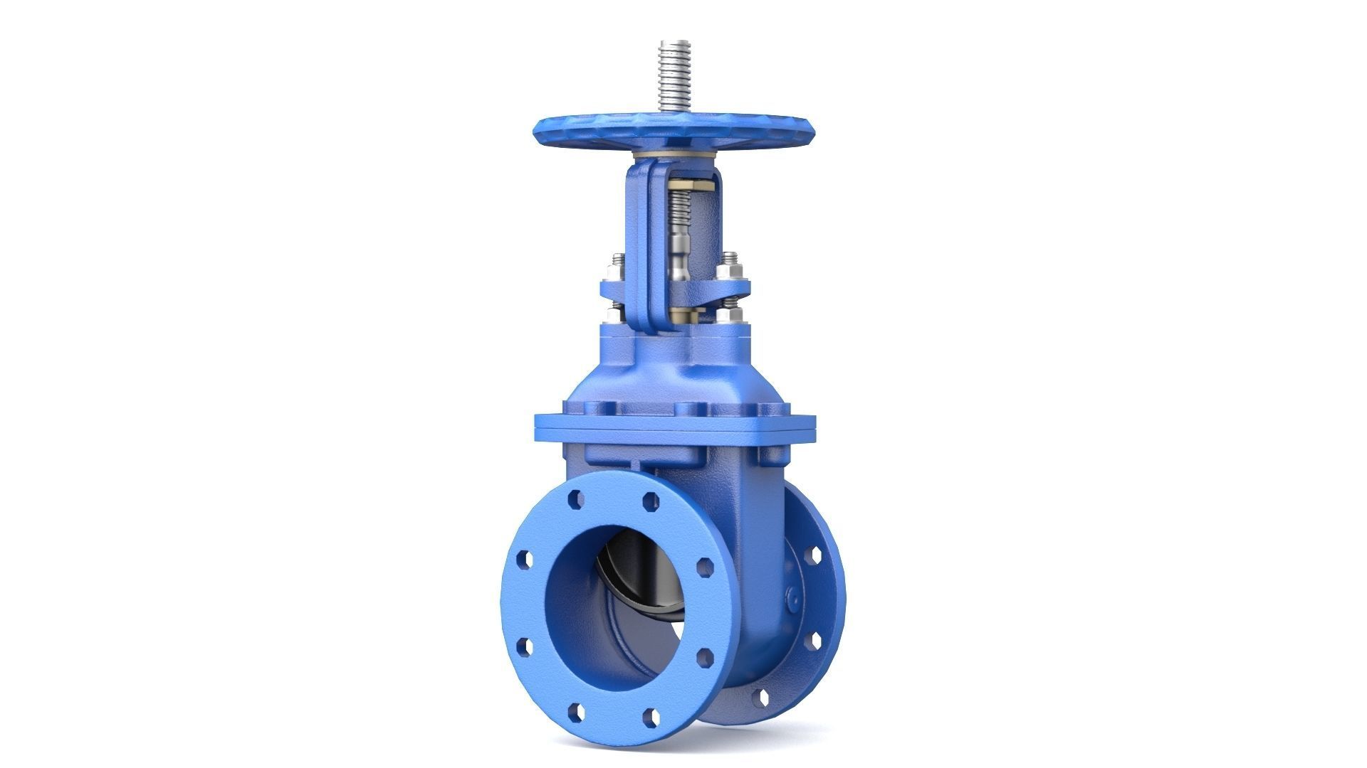 Gate Valve - Parallel Slide 3D model_6