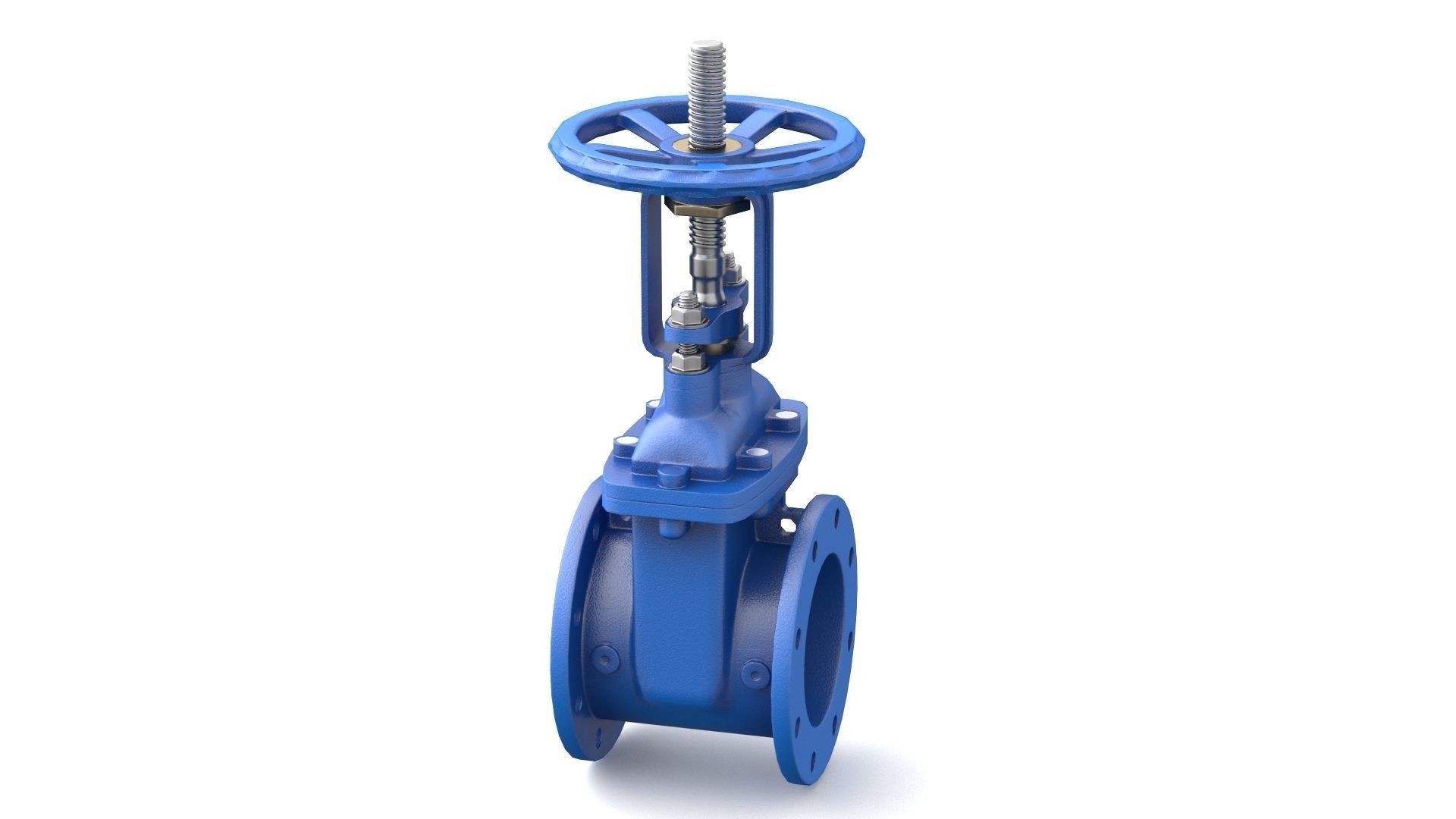 Gate Valve - Parallel Slide 3D model_4