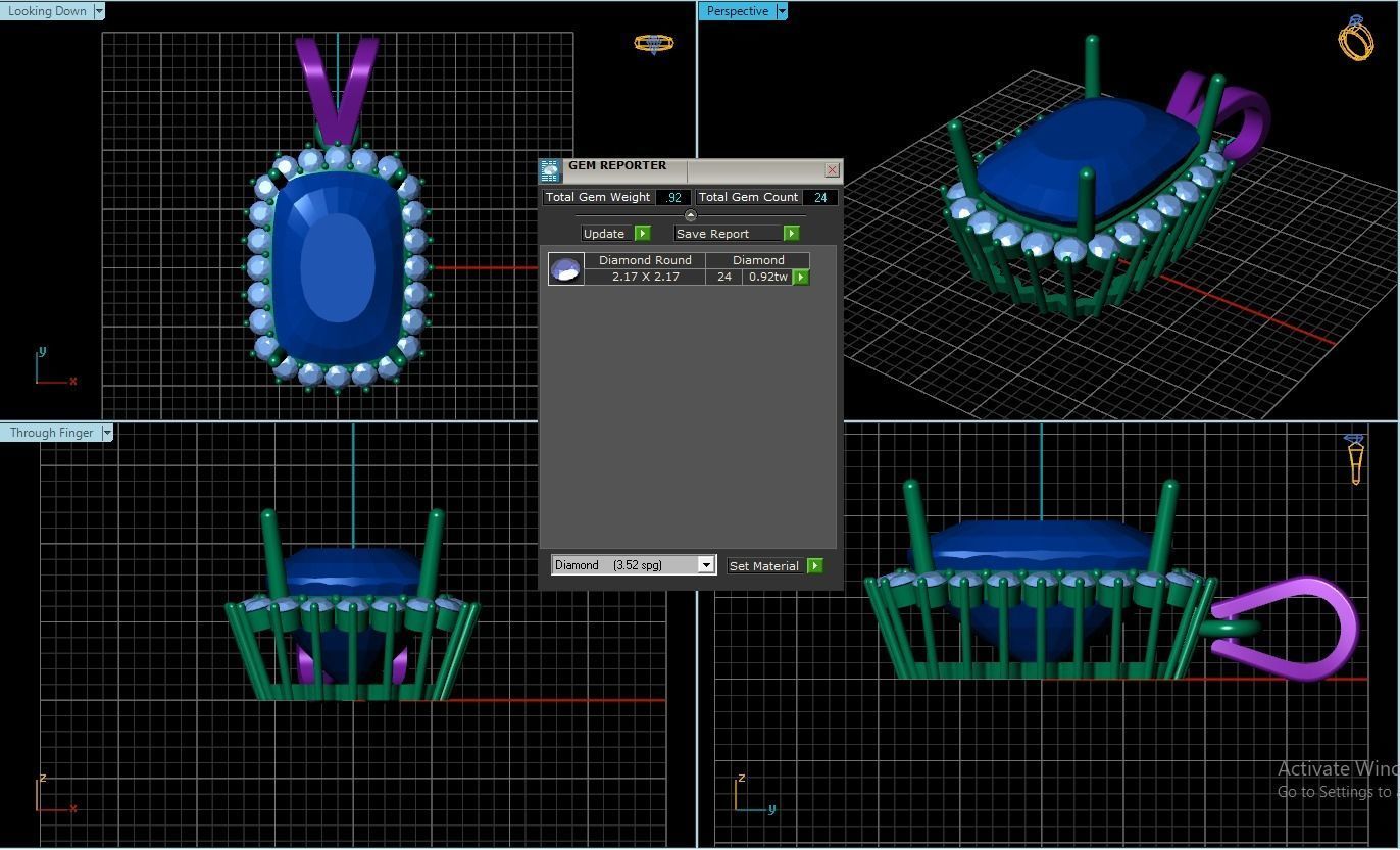 Pendant 3D print model_1