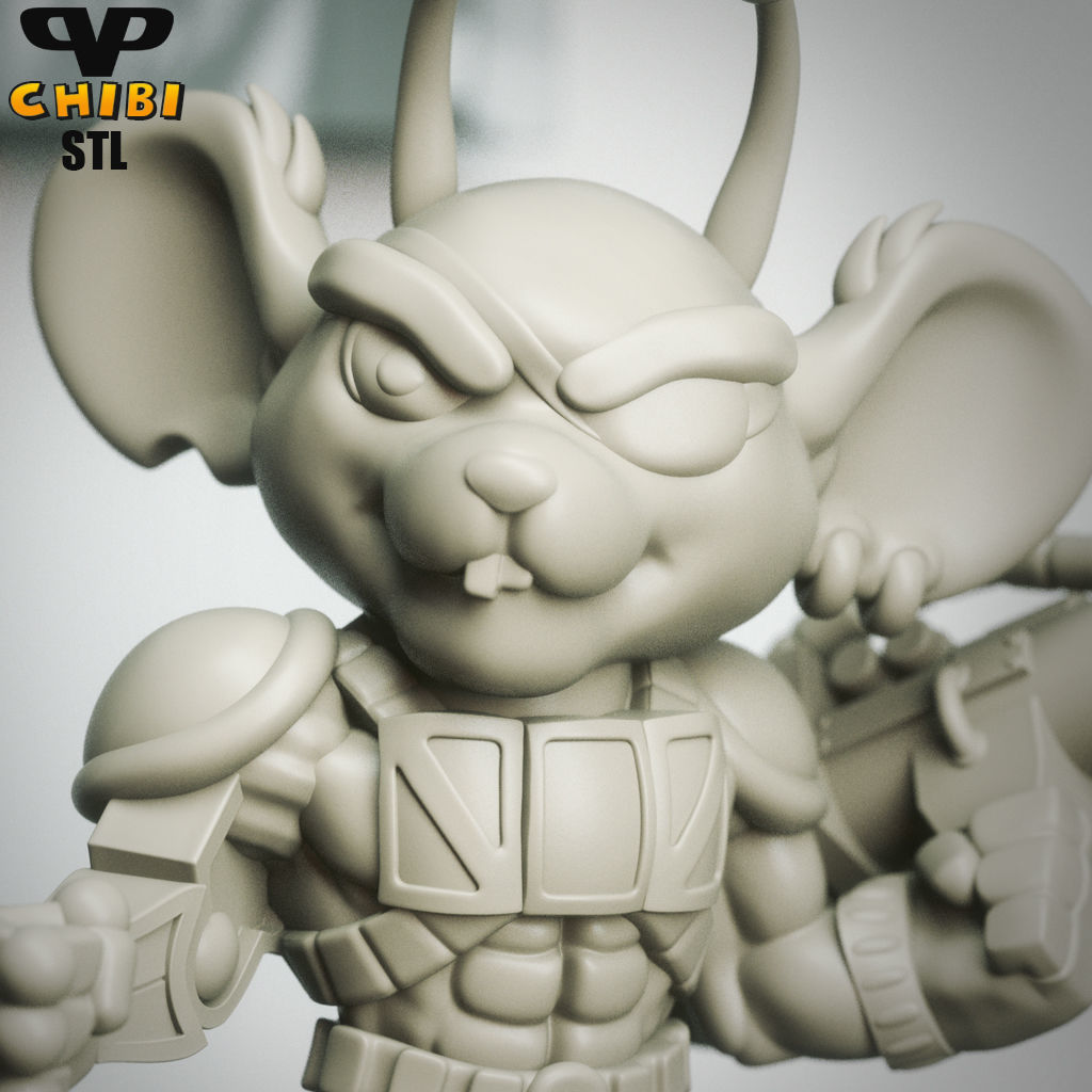 Modo BMFM Chibi STL for 3D Printing ChibiSTL 3DXM 3D print model_4