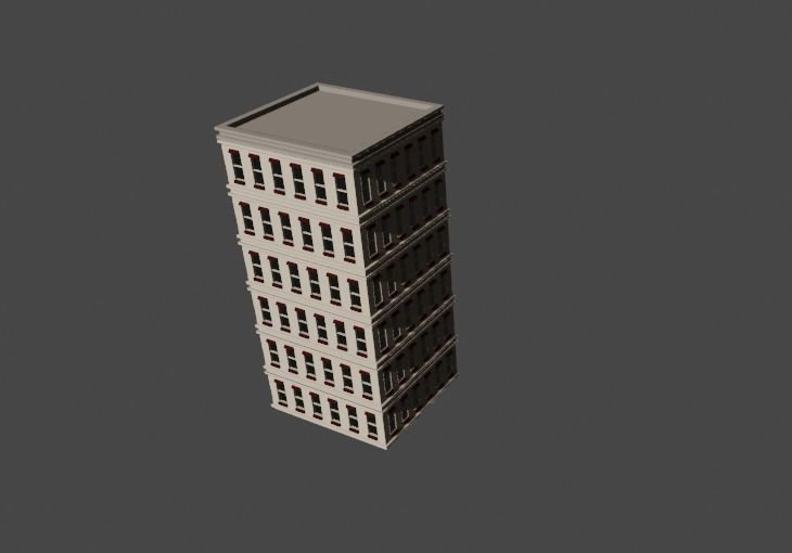 Realistic and well-crafted building 3D model_17