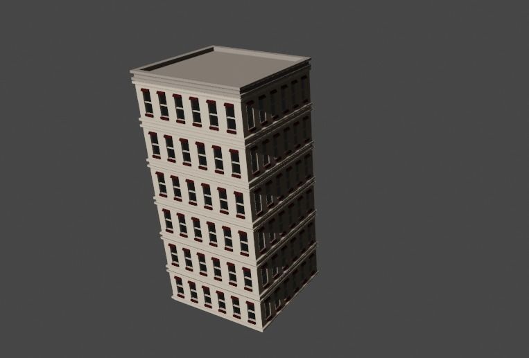 Realistic and well-crafted building 3D model_21