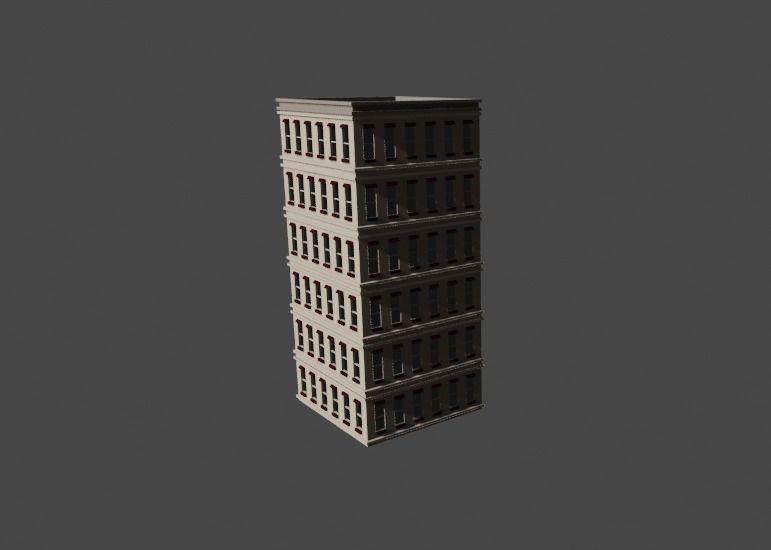 Realistic and well-crafted building 3D model_3