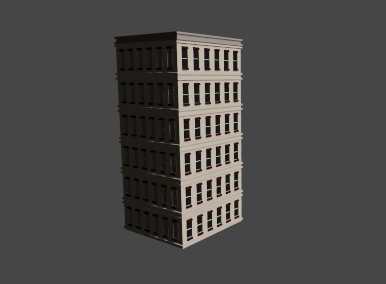 Realistic and well-crafted building 3D model_8