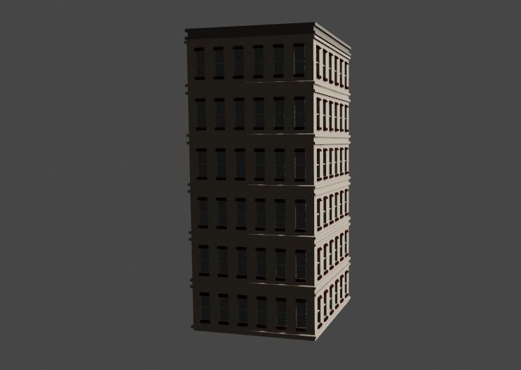 Realistic and well-crafted building 3D model_7