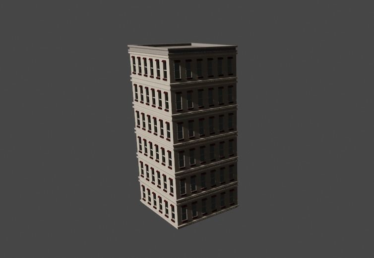 Realistic and well-crafted building 3D model_23